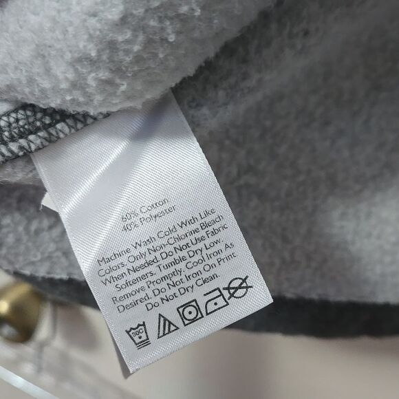 Eddie Bauer Open Sweatshirt TIE Jacket Size TXL Heather GRAY WOMENS - Picture 5 of 7